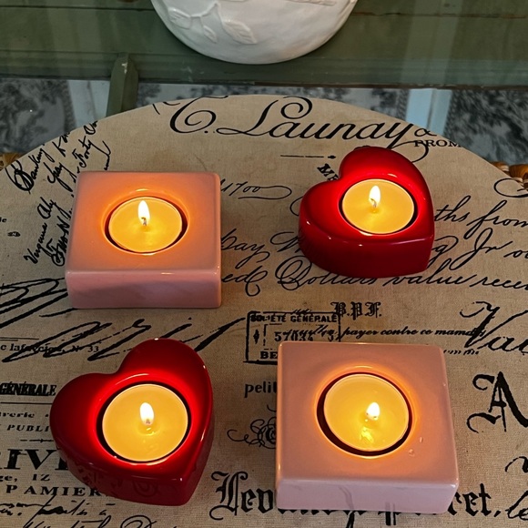 NEW! Tea Light Candle Holders, Set of 4 - Picture 6 of 10